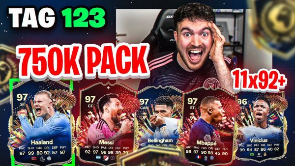 OMG ICH ÖFFNE das 11x92+ TOTS 750k PACK! WAS ERREICHT man in EA FC 24 ohne FC POINTS? TAG 123 🥼🧐🧪