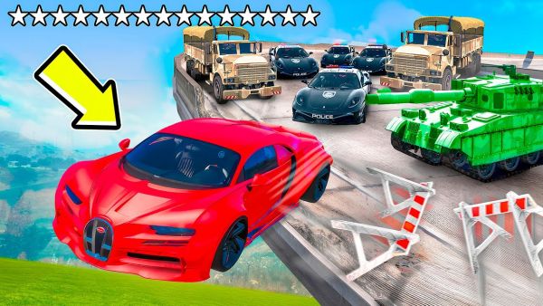 5 YOUTUBER werden GEJAGDT in GTA 5!