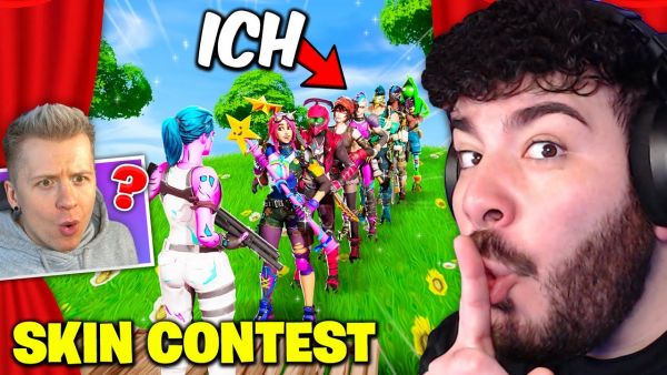 Ich gehe UNDERCOVER in ZYZTM's SKIN CONTEST und er MOBBT MICH?! Fortnite