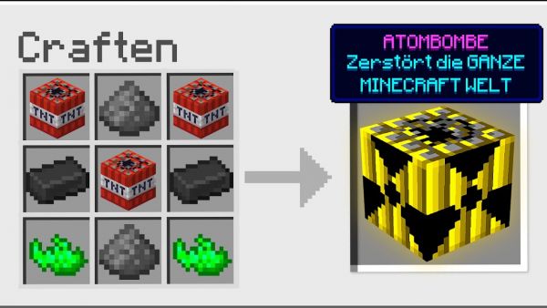 ICH teste ATOMBOMBEN TNT in MINECRAFT! (ZU KRANK)
