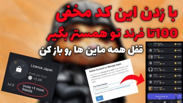 با زدن این کد مخفی 100تا فرند تو همستر بگیر😍 قف&#