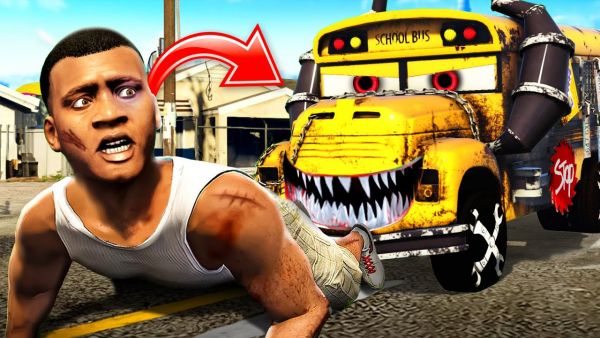 Der SCHULBUS frisst mich auf in GTA 5!!😱🚌