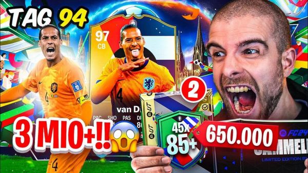 OMG Mein BESTES PACK !! 😱💥 Kann ich ALLE KARTEN SAMMELN in EA FC 24 ?! TAG 94 (Experiment) 🧐🧪
