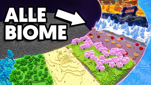 Ich habe ALLE BIOME in Minecraft gebaut [100h+]