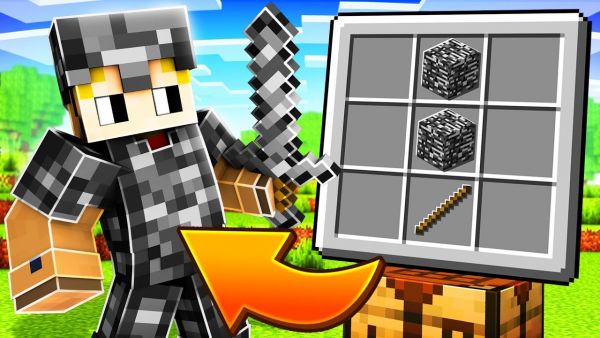 Minecraft, aber es gibt CUSTOM Bedrock Items!