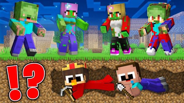 BABY Semlaki und Billy ENTKOMMEN von der ZOMBIE FAMILIE in Minecraft!