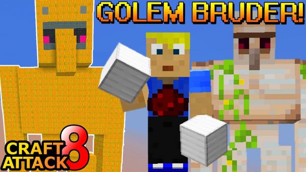 Zweiter Golem aus Eisen geplant? Machbar? - Minecraft Craft Attack 8 #122