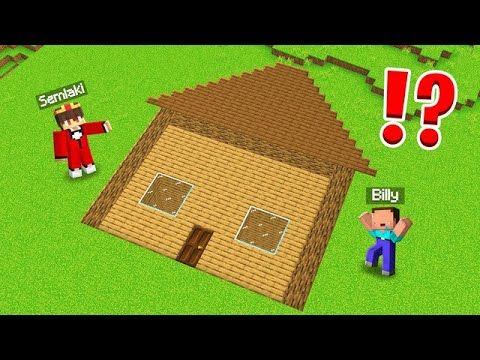 Semlaki und Billy Finden ein VERFLUCHTES FLACHES Haus in Minecraft!