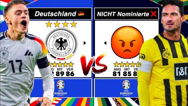 Deutschland Kader 🇩🇪 vs Nicht Nominierte Spieler ❌ in FC 24! 👀⚽️ (EURO 2024)