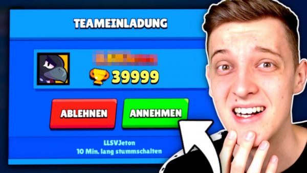 PLATZ 1 lädt mich ein um 40.000🏆 zu erreichen... ANNEHMEN? 😬 Brawl Stars deutsch