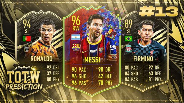 FIFA 21: TOTW 13 PREDICTIONS! REKORD BREAKER MESSI, RONALDO & FIRMINO 🔥