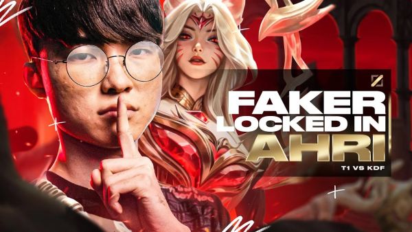 FAKER LOCKS IN AHRI VS KDF ON THE RISE - LCK SUMMER 2024 - T1 VS KDF - CAEDREL
