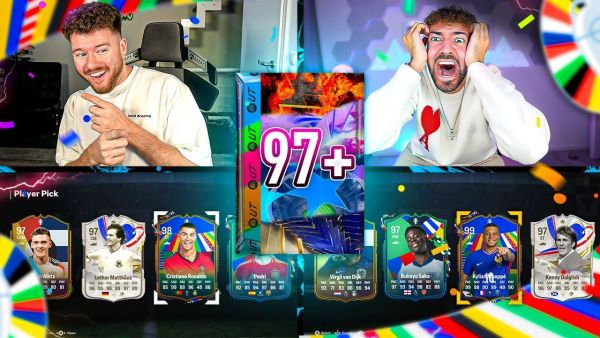 WOW 🚨 97+ EM WUNDERTÜTE PICK SQUAD BUILDER BATTLE 😱 SCHOCK in EA FC 24