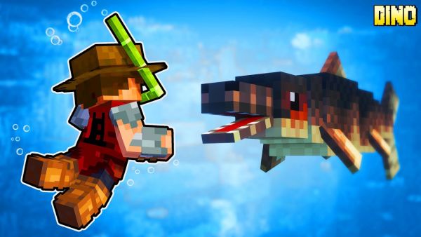 Der aller erste Wasserdino 🦖 Minecraft Dino