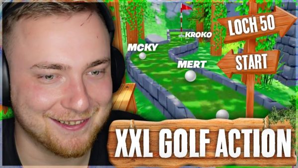 ⛳ XXL GOLF IT ACTION! 🔥 50 LÖCHER vs MERT, MCKY & KROKO 🤣 | SolutionPlayz