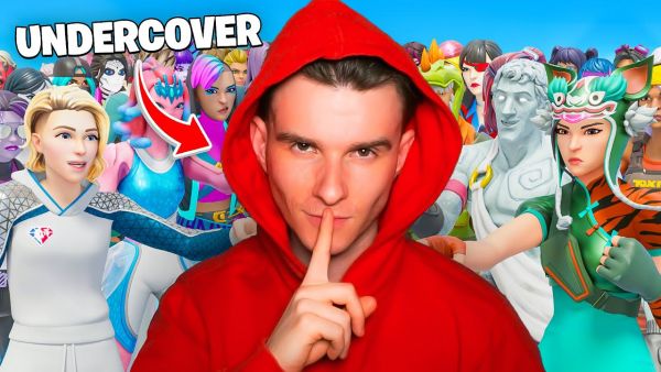ALVI geht UNDERCOVER in einem Fortnite Turnier von MAGICAN! 🤫 - (NickEh30 Skin Edition)