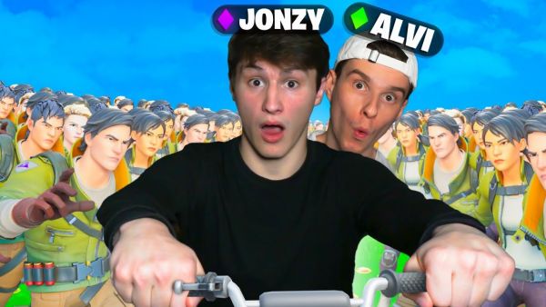 JONZY und ALVI *GEGEN* 100 Zuschauer in Fortnite Season 3! 👑