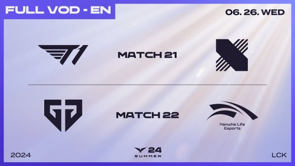T1 vs DRX - GEN vs HLE | 2024 LCK Summer Split