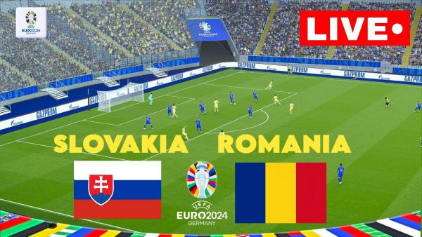 🔴LIVE : Slovakia vs Romania I UEFA EURO 2024 I LIVE FOOTBALL MATCH TODAY