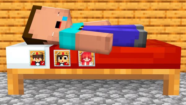 Semlaki Familie baut ein Haus in Billys BETT in Minecraft!
