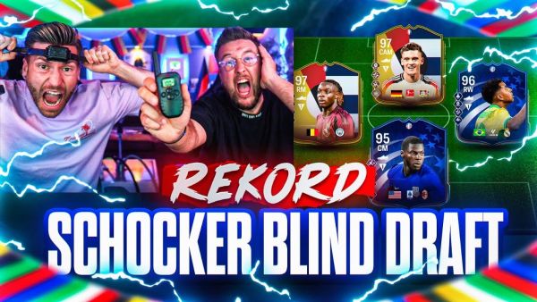 Blind Draft REKORD aber E-SCHOCKER 😱⚡️EM Blind Draft CHALLENGE 🔥