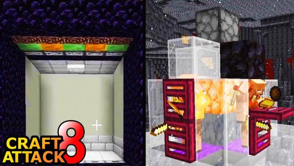 Sprengsichere Bankschließfächer & Piglin Tausch Station! - Minecraft Craft Attack 8 #128