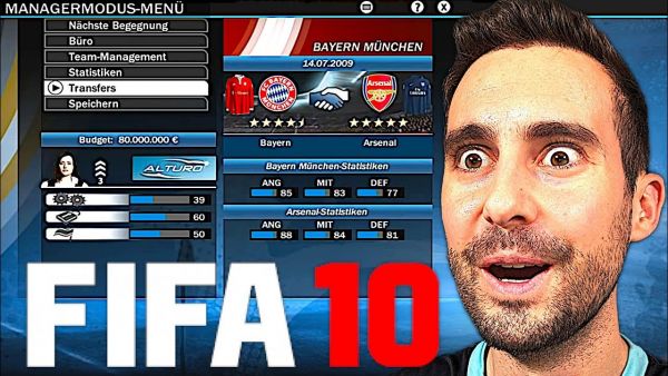 Ich gehe zurück zum BESTEN KARRIEREMODUS !!! 😍 (FIFA 10)