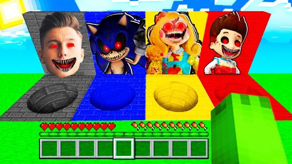 Wähle NICHT *NEUES* SUPER HORROR LOCH in Minecraft! ( Sonic, Icrimax,...)