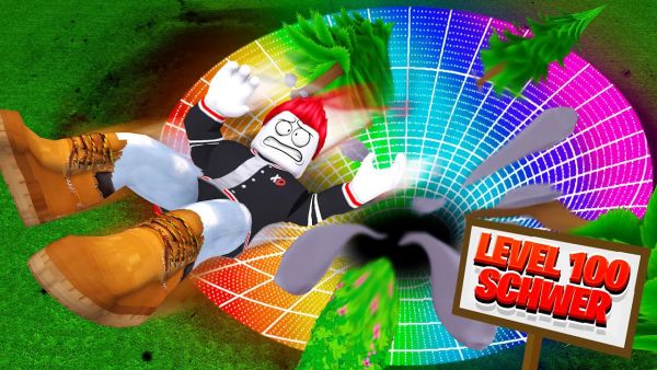 Wir springen 100 REGENBOGEN DROPPER SPRÜNGE! in Roblox