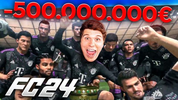 Kann ich DEUTSCHER MEISTER werden mit 500.000.000€ in FC24?