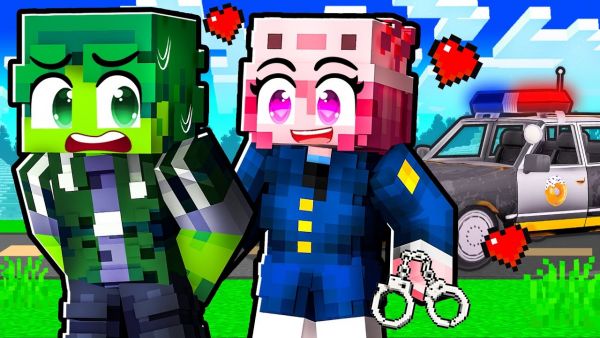 die Polizistin hat sich Verliebt in Mich.. in Minecraft!