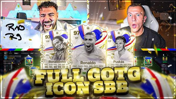 🚨 OMG FULL GREATS OF THE GAME ICON SQUAD BUILDER BATTLE ☠😱🔥 Wakez vs Feelfifa!! EA FC 24