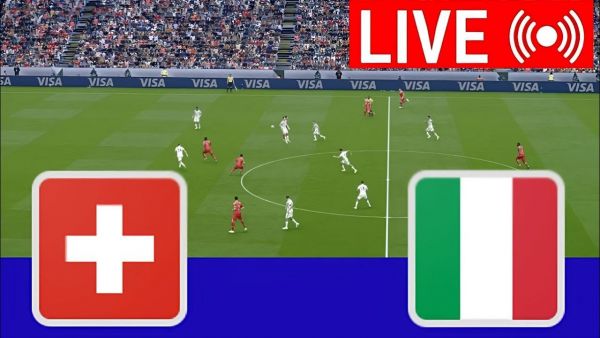 🔴LIVE : Switzerland vs Italy | EUFA EURO 2024 Match Live Now Round OF 16 game simulation recreation
