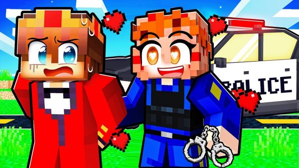 Die Polizistin hat sich VERLIEBT in Mich.. in Minecraft!