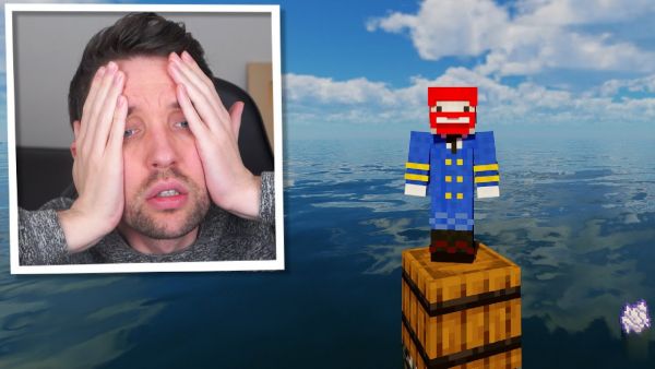 ÜBERLEBE ICH auf 1 BLOCK im WASSER? Minecraft Raft 1