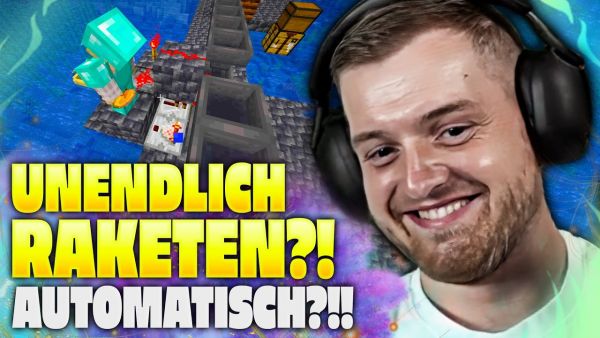 🤯😅 REDSTONE SCHALTUNGEN sind HEXENWERK für mich! 🫠 Automatische Raketenfarm!