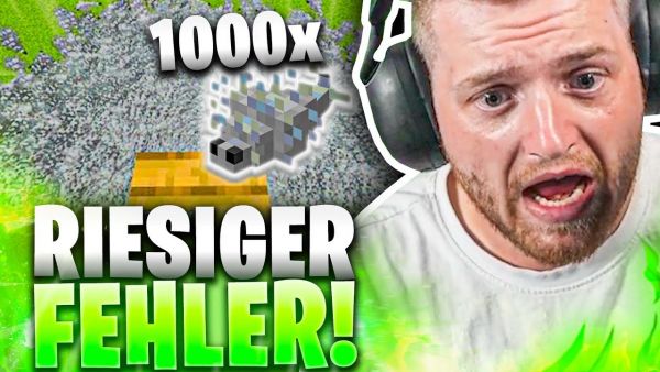 😨😱1000 SILBERFISCHE fressen die BASE! - NEUEN BUG entdeckt! | XXL Minecraft Projekt!