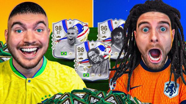 REKORD zu LEGENDEN des SPIELS?! NEUER ACCOUNT! WER erreicht MEHR in 1 STUNDE mit 100€ in EA FC 24 🔥🤯