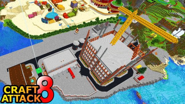 KOMPLETTE Spark Industries BASE TOUR! - Minecraft Craft Attack 8 #129