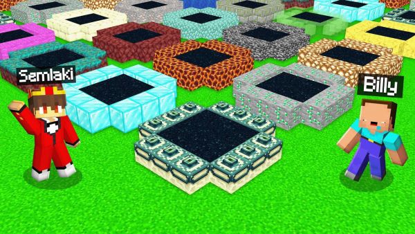 Semlaki und Billy finden 1000 NEUE ENDER PORTALE in Minecraft!