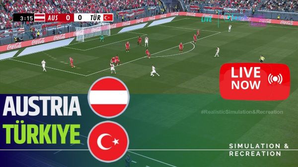 🔴 Avusturya - Türkiye CANLI 🏆 | ⚽ Bugünün CANLI maçı video oyunu simülasyonu ve rekreasyonu