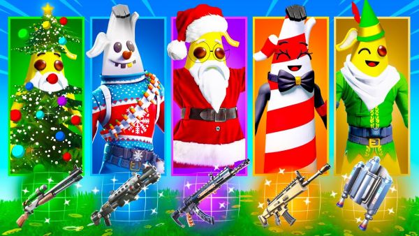 Die NEUE kranke ZUFÄLLIGE ,,WEIHNACHTS" Skin Challenge in Fortnite.. (zu lustig) Season 5 Deutsch