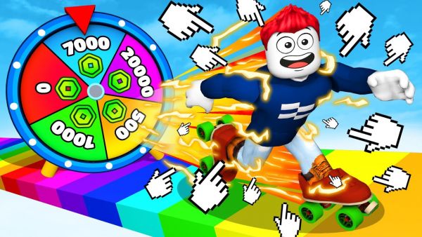 GLÜCKSRAD ENTSCHEIDET ROBUX in SKATE SPEED SIMULATOR!