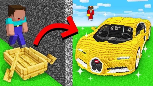 Ich CHEATE Mit //UPGRADE in Minecraft Bau Challenge!
