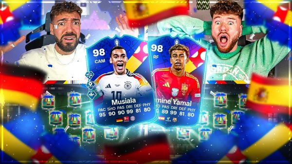 R.I.P 🚨 DEUTSCHLAND vs SPANIEN EM SQUAD BUILDER BATTLE ☠😱🔥 Wakez vs Proownez!! EA FC 24