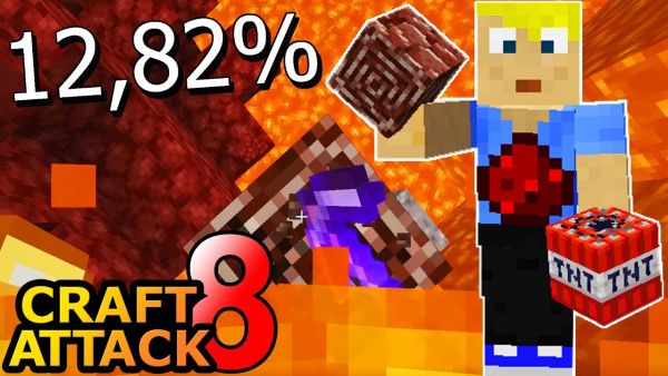 12,8% vom NETHERITE BEACON! Der Grind geht weiter! - Minecraft Craft Attack 8 #131