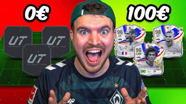 EXPERIMENT: KANN ICH mit 100€ ein FULL ICON TEAM ZIEHEN? (NEUER ACCOUNT) 🥼🧐🧪