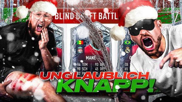 WAHNSINN .. 😱🔥 Wer bekommt die GUMMIRUTE 😜?! Blind Draft Battle FIFA 21