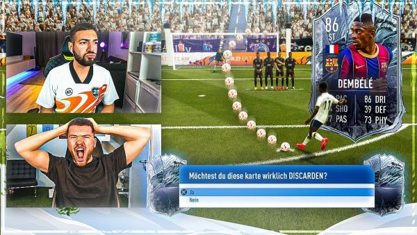 FIFA 21 FREEZE DEMBELE FREISTOß DISCARD BATTLE 💀💀 Proownez vs Wakez