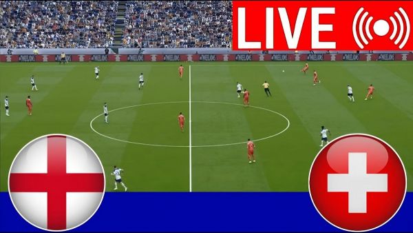 🔴LIVE : England Vs Switzerland | EURO 2024 Quarter Final Match TODAY game simulation and recreation